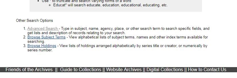 The Archival Catalog VII