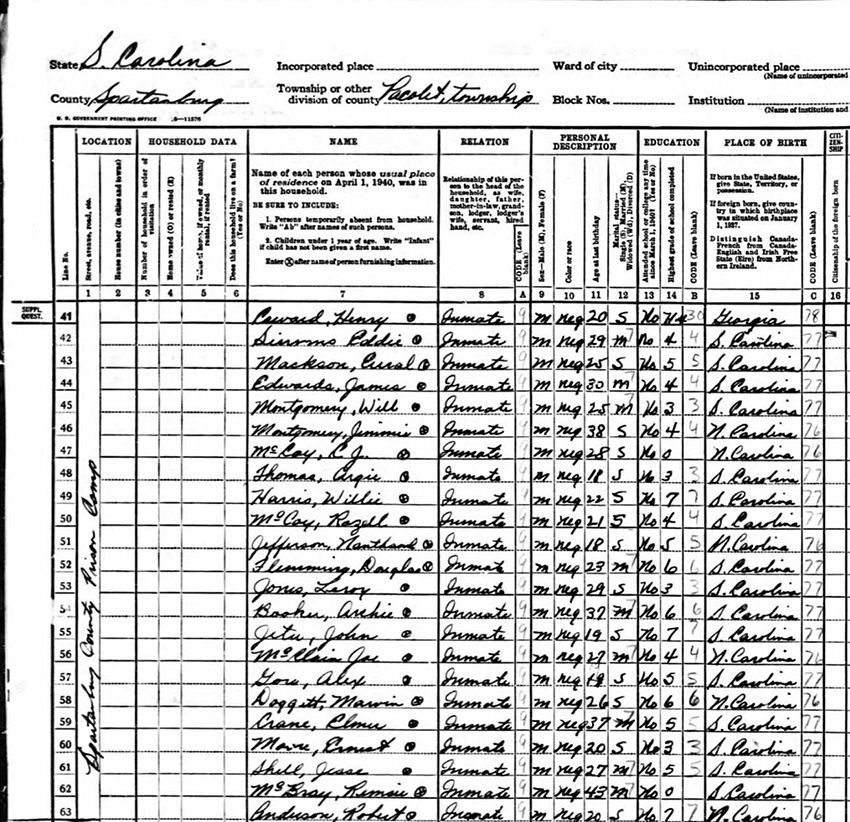 1940 Census Example