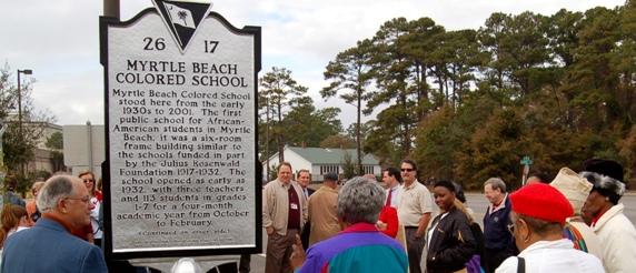 Myrtle Beach Colored School Marker Dedication